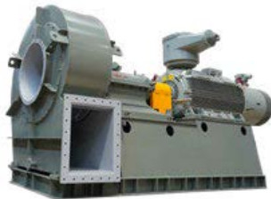 Ventilador centrífugo de alta frequência Ventilador de ferro fundido 3600-2800000m3/H Pressão total