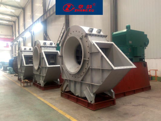 Desenho modular de ferro fundido de ventilador centrífugo industrial com desempenho estável abaixo de 600 °C