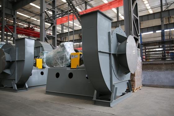 Desenho modular de ferro fundido de ventilador centrífugo industrial com desempenho estável abaixo de 600 °C