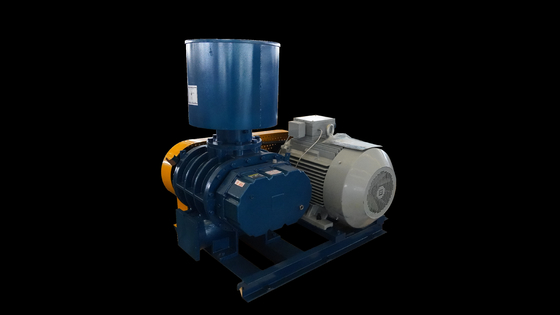 Estrutura compacta Aquacultura Root Blower Aerador Tratamento de águas residuais Root Blower de três lados
