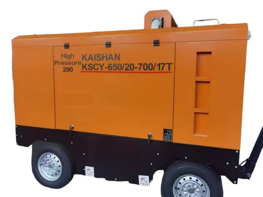 Compressor de ar de parafuso móvel 0,5-2,5Mpa Diesel/Elétrico Industrial