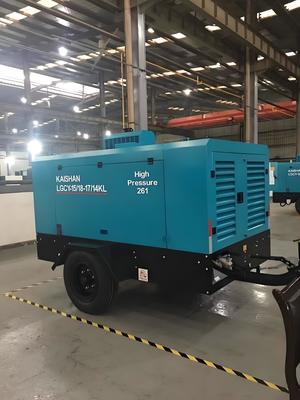 Compressor de ar de parafuso móvel 0,5-2,5Mpa Diesel/elétrico 50-400HP