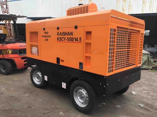 Compressor de Ar de Parafuso Móvel 0.5-2.5Mpa para Mineração e Construção